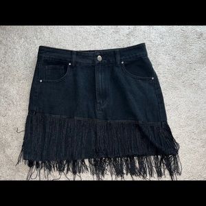 Black cowgirl skirt